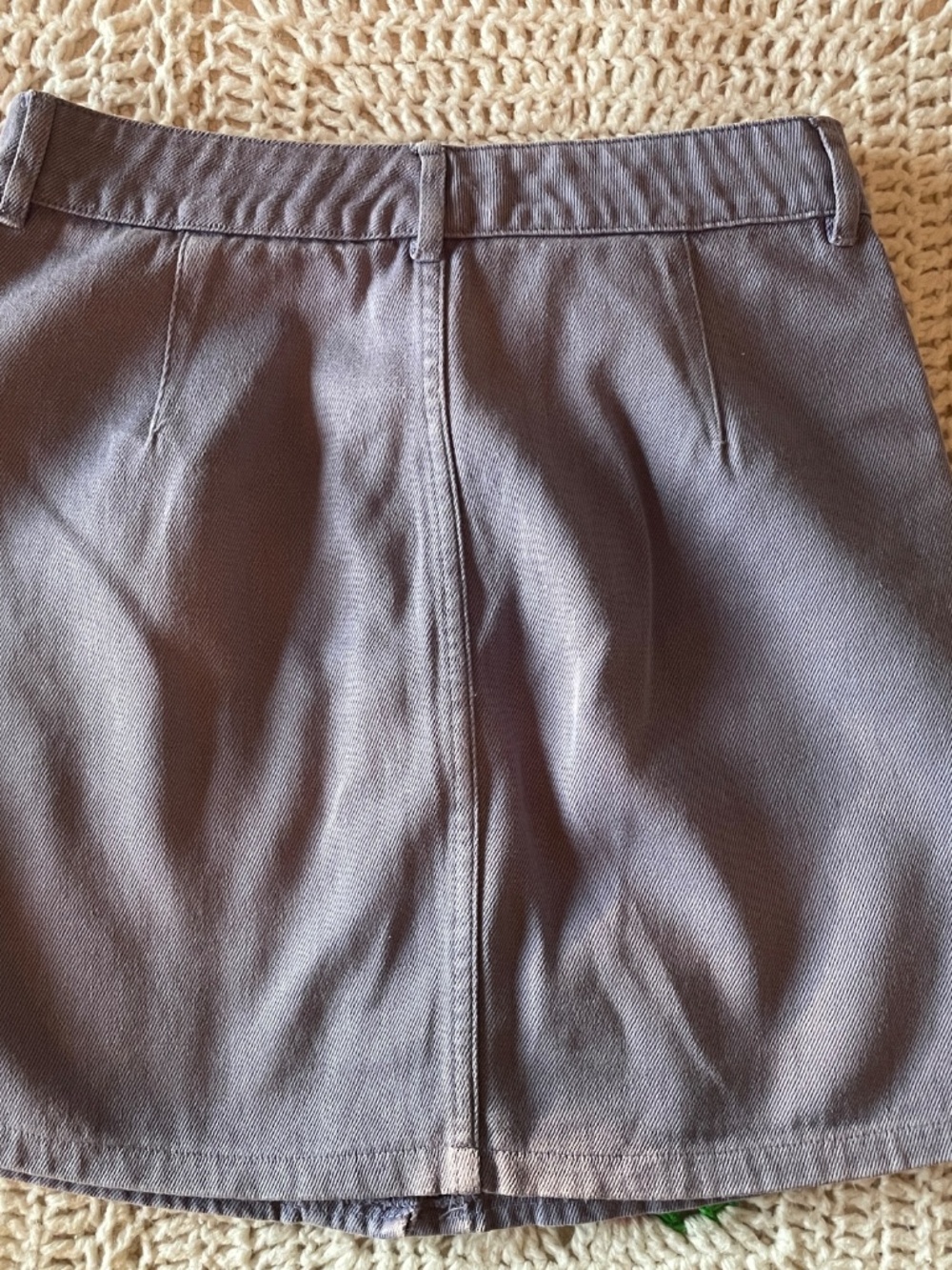 Lavender Jungmaven Mini Skirt, Small - Picture 5 of 5
